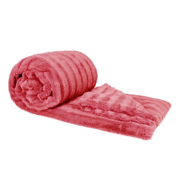 Derby Double Sided Fauxfur Throw