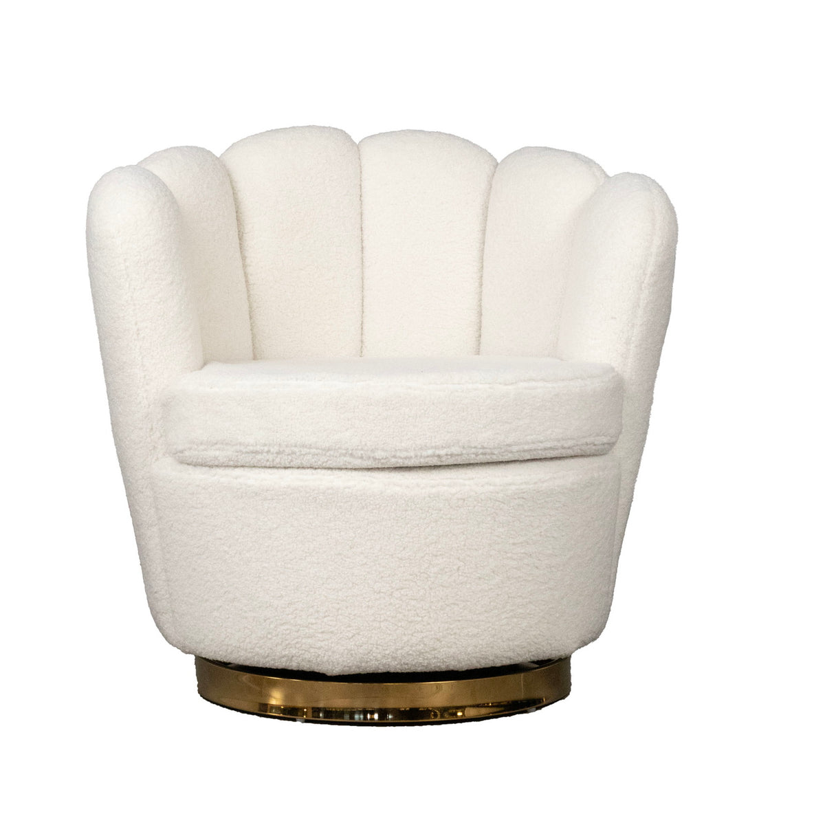 Giga Meubel Fauteuil Quinty - Bouclé - Beige