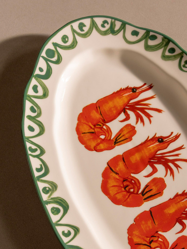 Plateau sirène shrimp - &klevering blanc