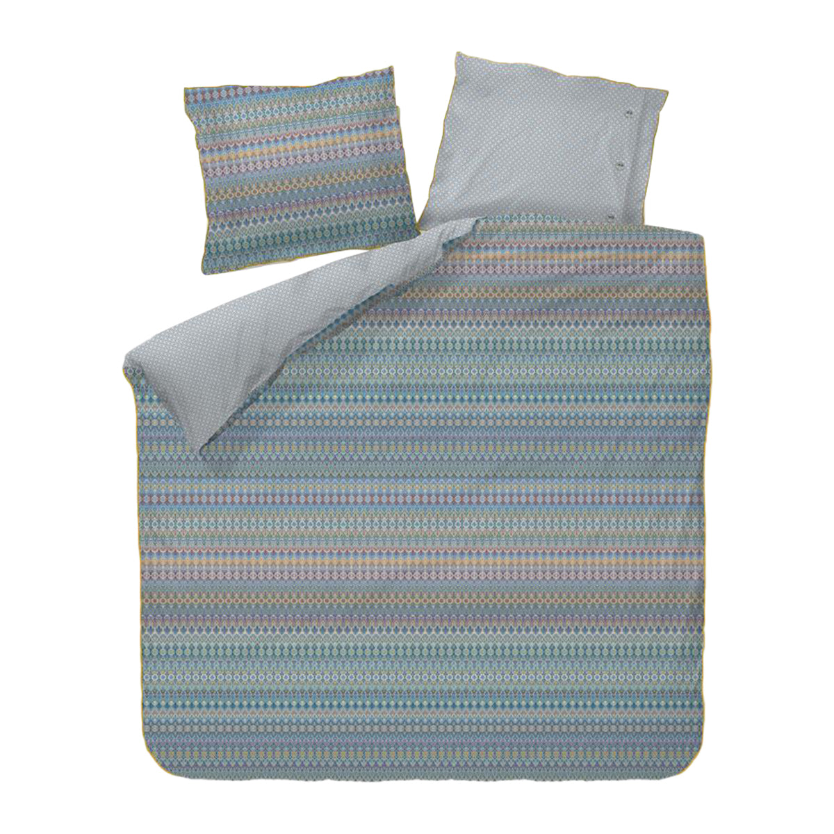 Pip Studio Ashanti Dekbedovertrek 240 x 200/220 cm - Blauw