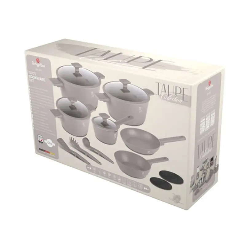 Kochtopf 15-teilig Taupe Collection