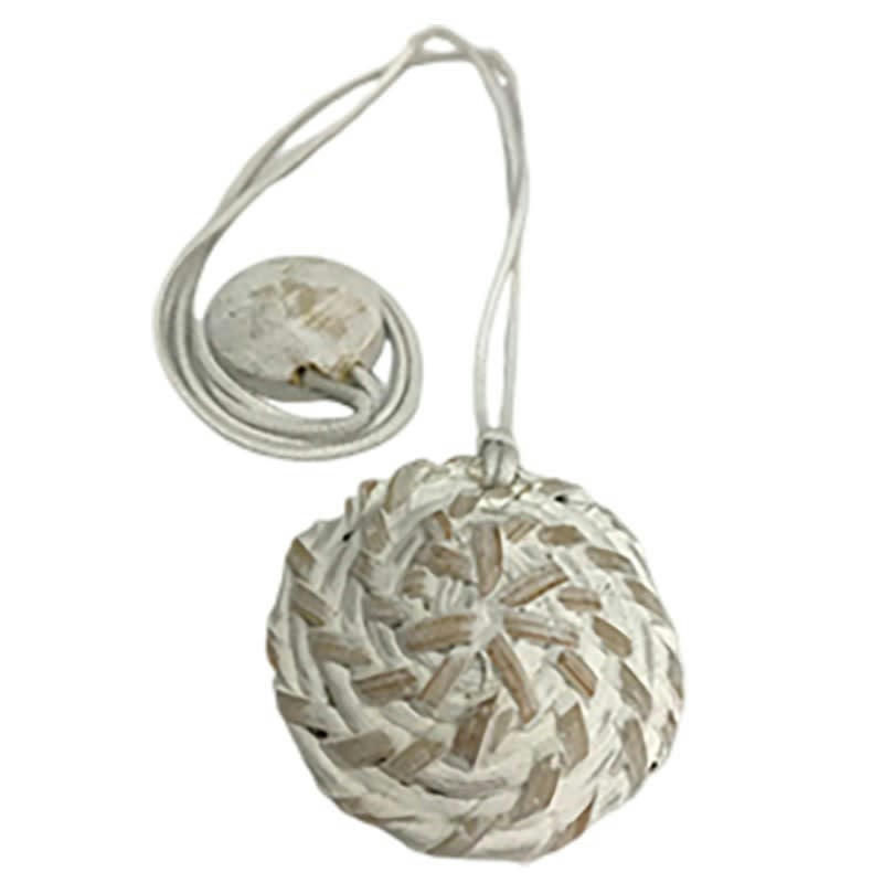 NIL - - Embrasse rideaux magnétique sans perçages - Blanc ceruse