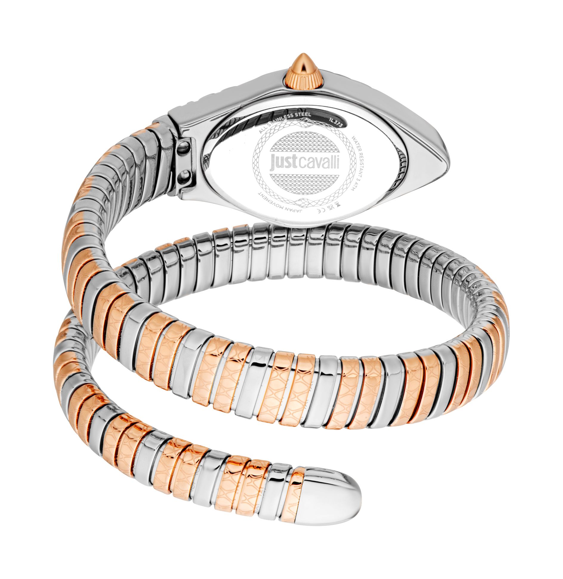Just Cavalli Women's Snake 316L Stainless Steel Watch
