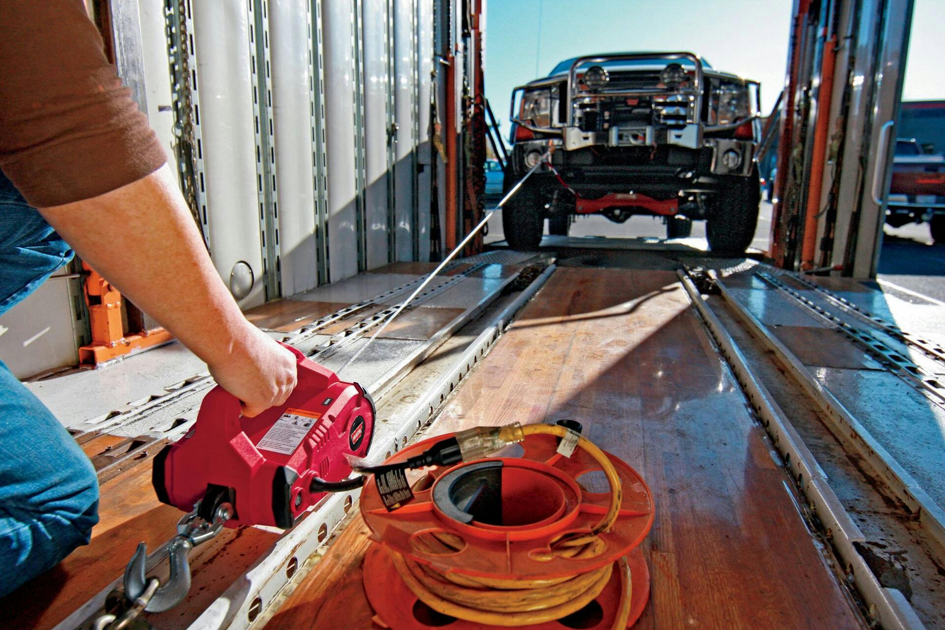 Warn Corded PullzAll Winch, Variable Speed Trigger, Dynamic Brake, 1000-lb Capacity