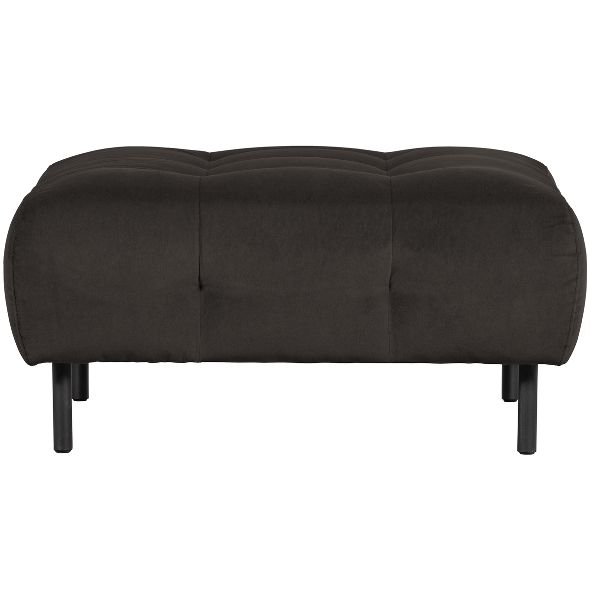 WOOOD hocker Lloyd - Velvet - Cast Iron - 45x90x90