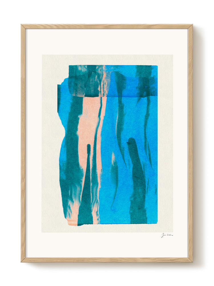 Zoe - Blue Spectrum - PSTR studio Kunst Poster
