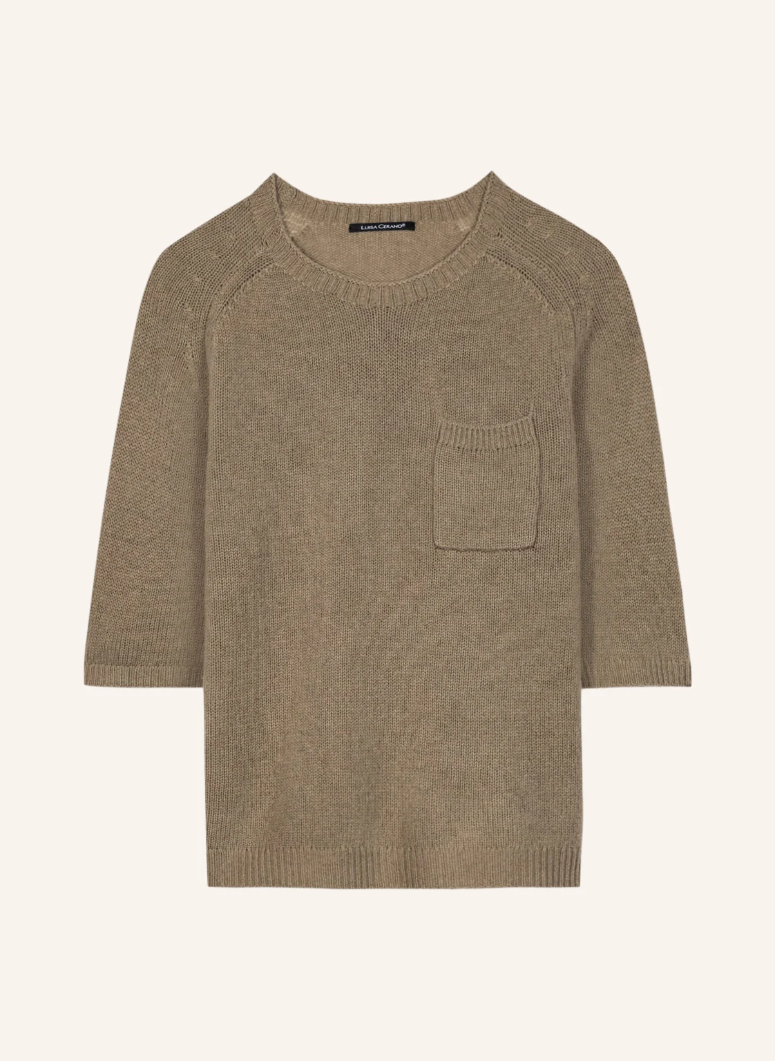 LUISA CERANO Strickshirt mit 3/4-Arm