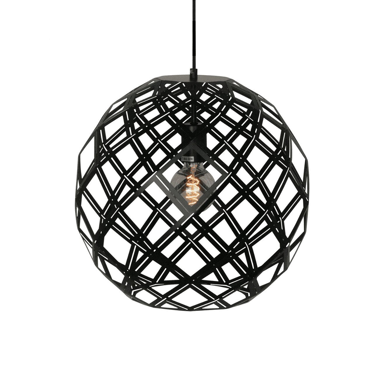 Freelight hanglamp Emma - 1 lichts - 30 x 165  cm - zwart