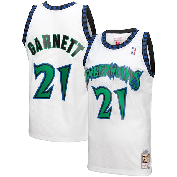 Kevin Garnett Minnesota Timberwolves  1997-98 Hardwood Classics Reload 3.0 Swingman Jersey - White