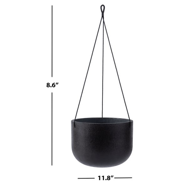 SAFAVIEH Outdoor Rancer Planter - 11.8" W x 11.8" L x 8.6" H