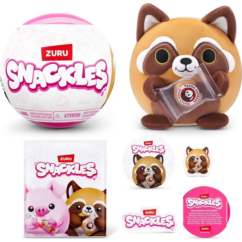 Plüschtier 5er-Set Snackles