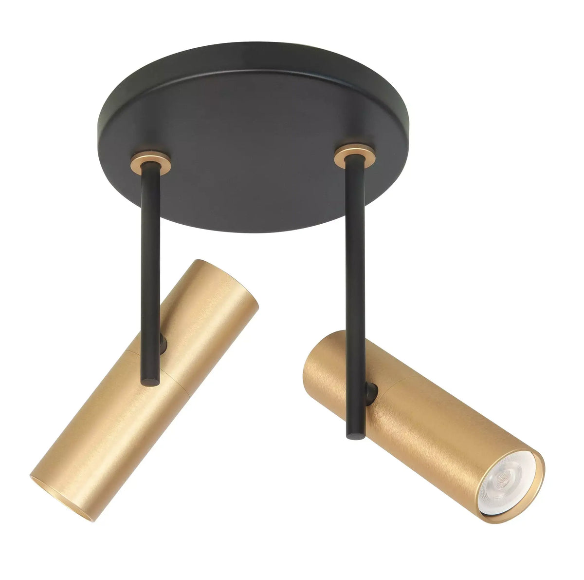 Highlight spot Trend - 2 lichts - 15 x 24  cm - zwart goud