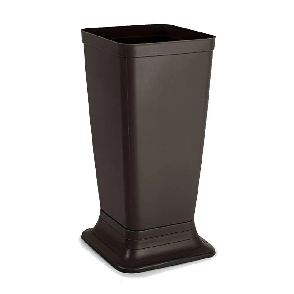Plasticforte Paraplubak/houder - bruin - kunststof - D26 x H52 cm