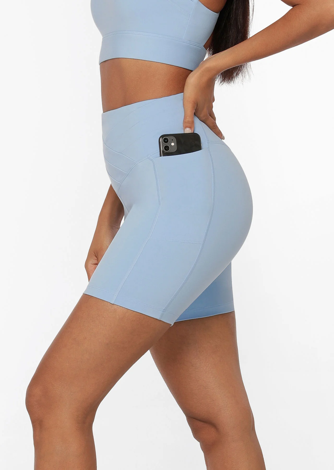 Tuck Front Phone Pocket Bike Shorts