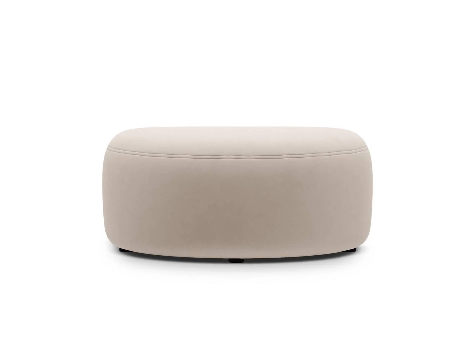 Hocker Kate halfrond velvet