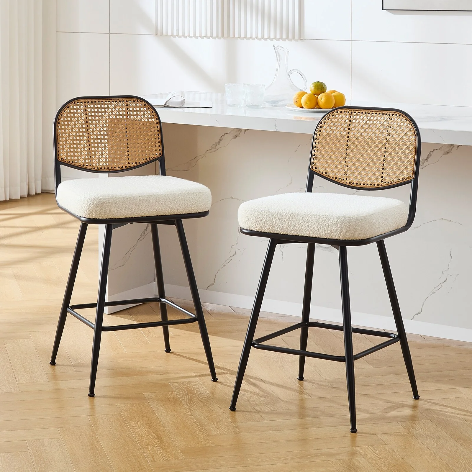 26/29 Counter Height Swivel Bar Stools Set of 2/3/4