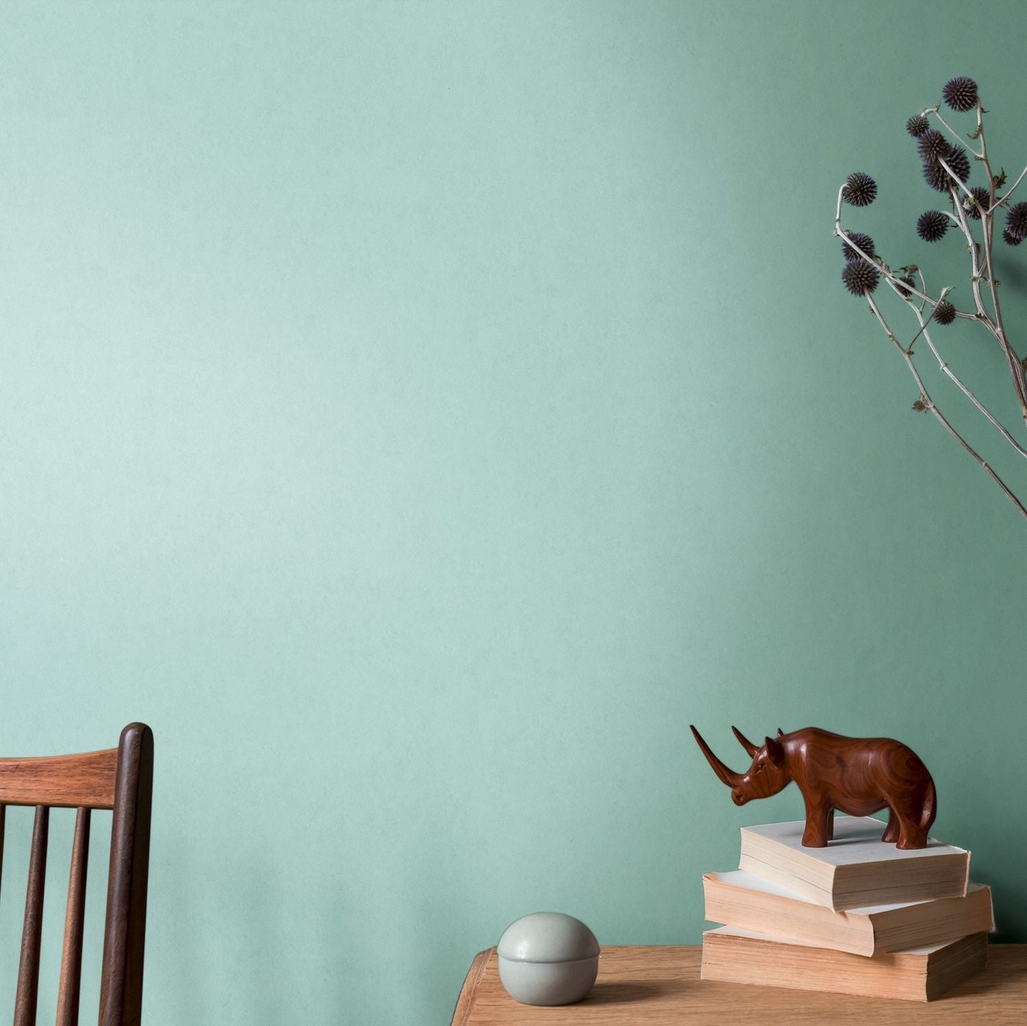 Livingwalls behang effen turquoise - 53 cm x 10.05 m - AS-393313