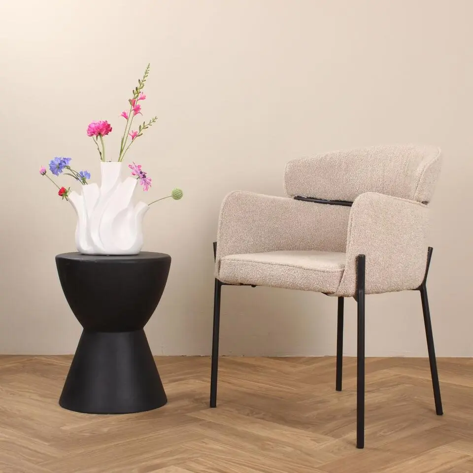 DS4U - Mira eetkamerstoel boucle - zand