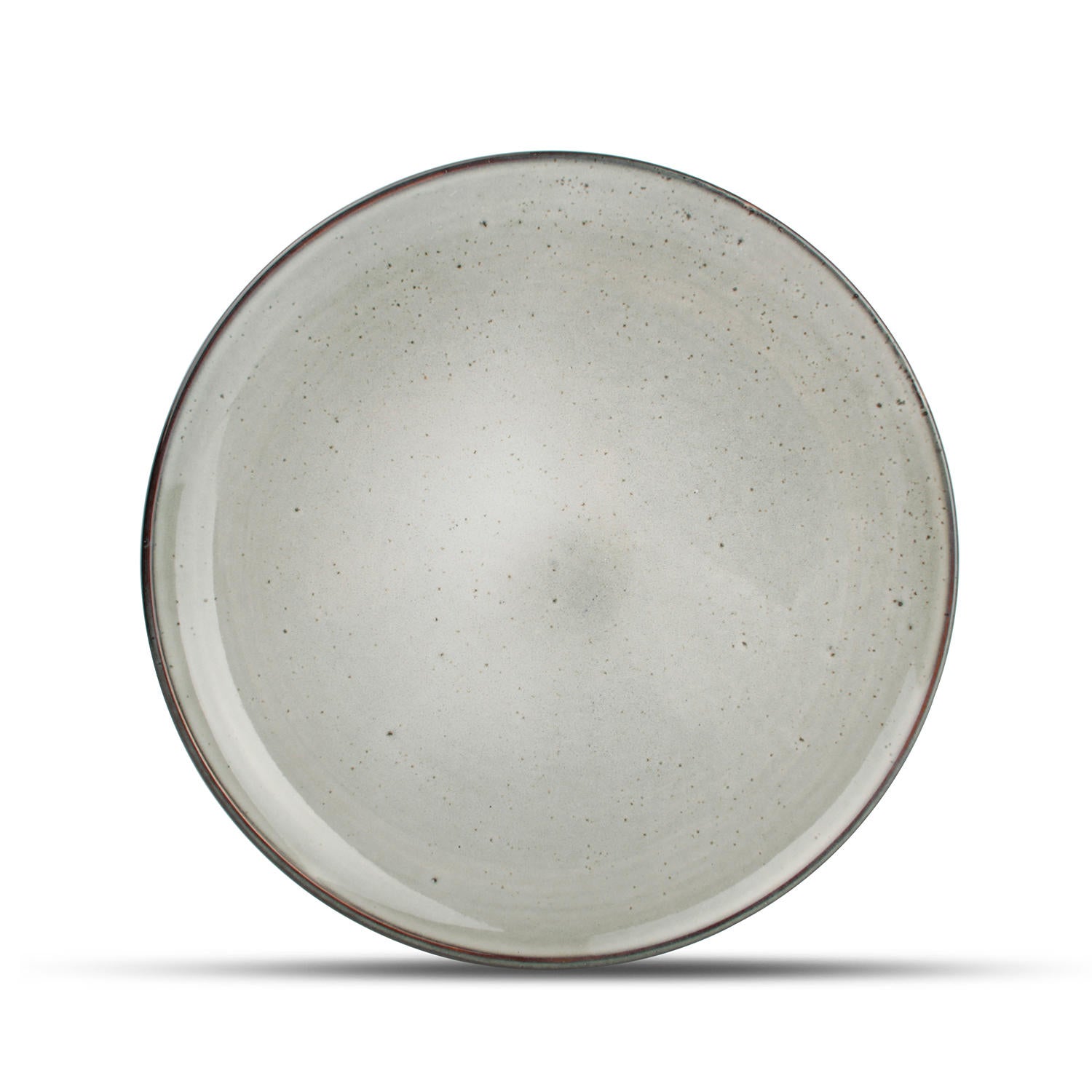 Ona - Plat bord 26cm groen Freckles - Set van 4