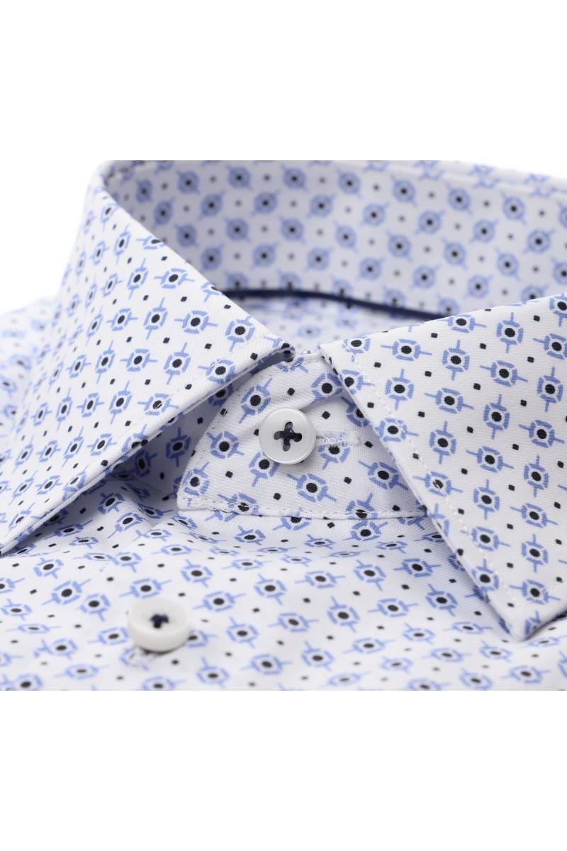 ETERNA Slim Fit Hemd mittelblau, Bedruckt