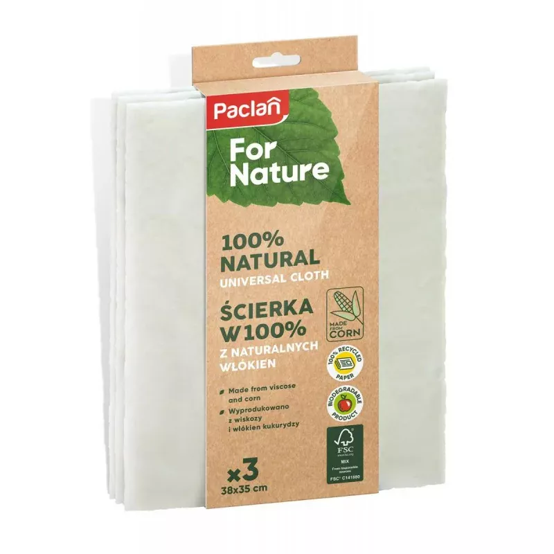 Ściereczka z włókien kukurydzy Paclan for nature