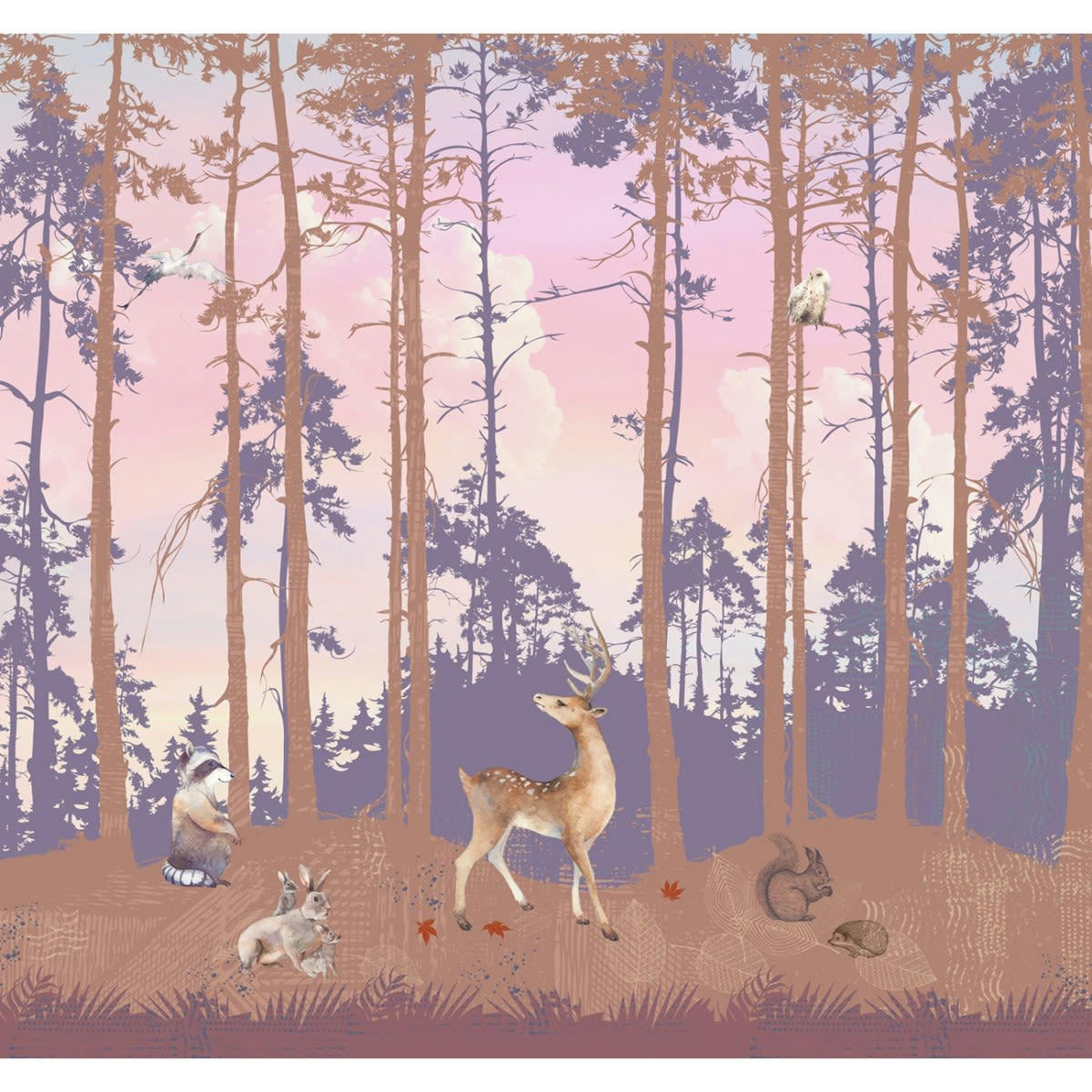 PIKATCHOUNE - Papier peint panoramique motif imprimé Multicolore 288x270cm