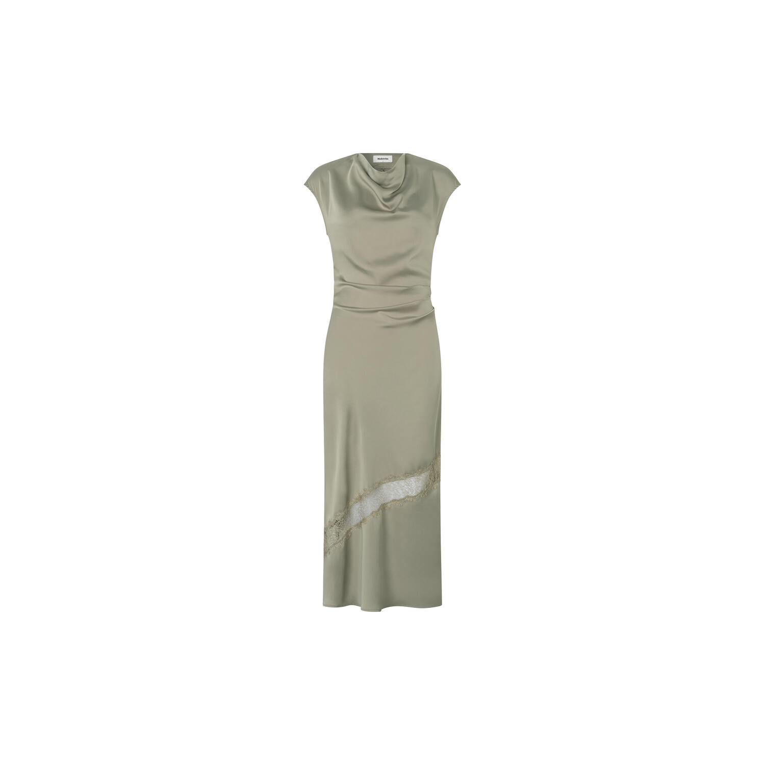 Tailormd lace dress, moss gray
