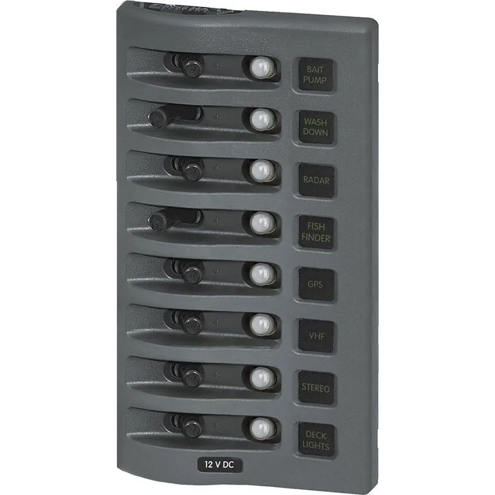 Blue Sea Systems Weatherdeck Panel CLB 8 Position Switch