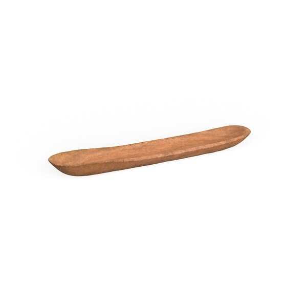 Brown Teak Rustic Tray 3 x 36 x 7 - Small