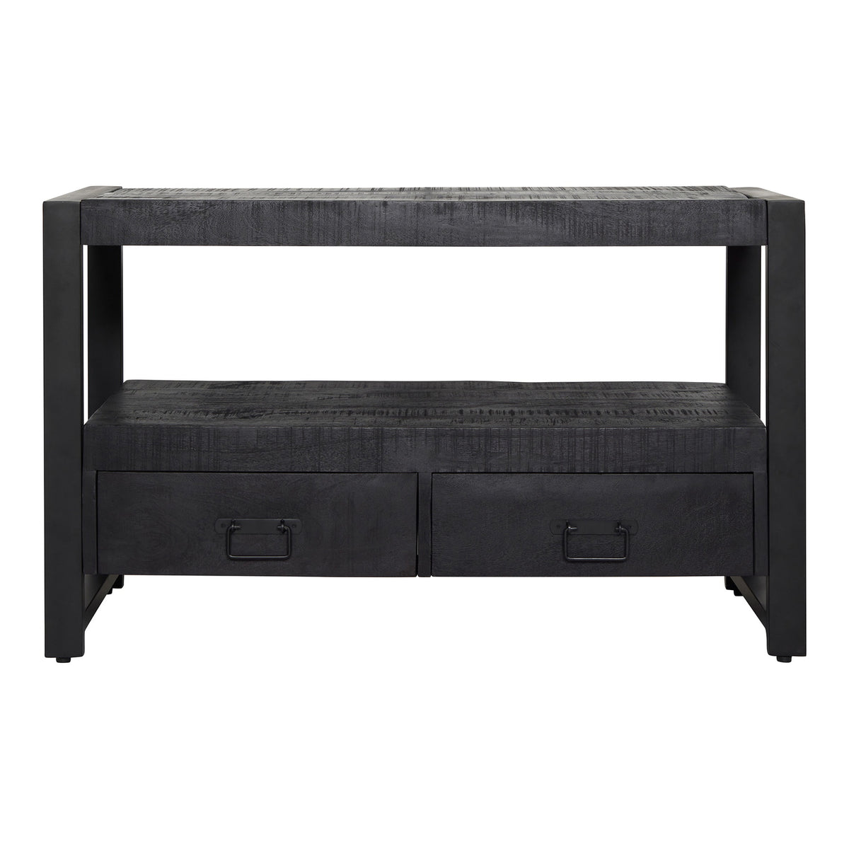 StarFurn Tv-meubel Boaz - Rechthoek Zwart Hout - 100x45x60cm