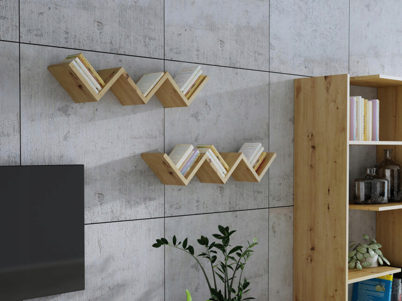 Półka wisząca ORTO artisan regał ścienny książki