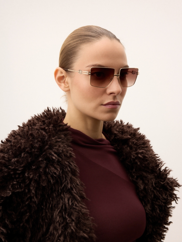 Stylish brown sunglasses