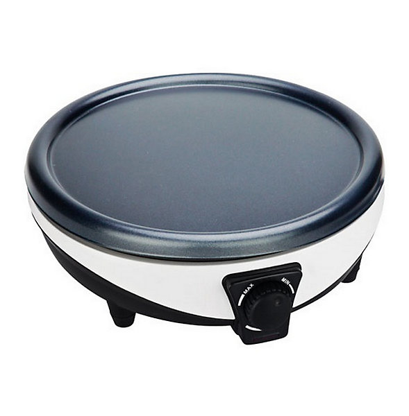 Crepiere Duo - LITTLE BALANCE - 8212 - 1000 W - 2 plaques - Noir / Blanc