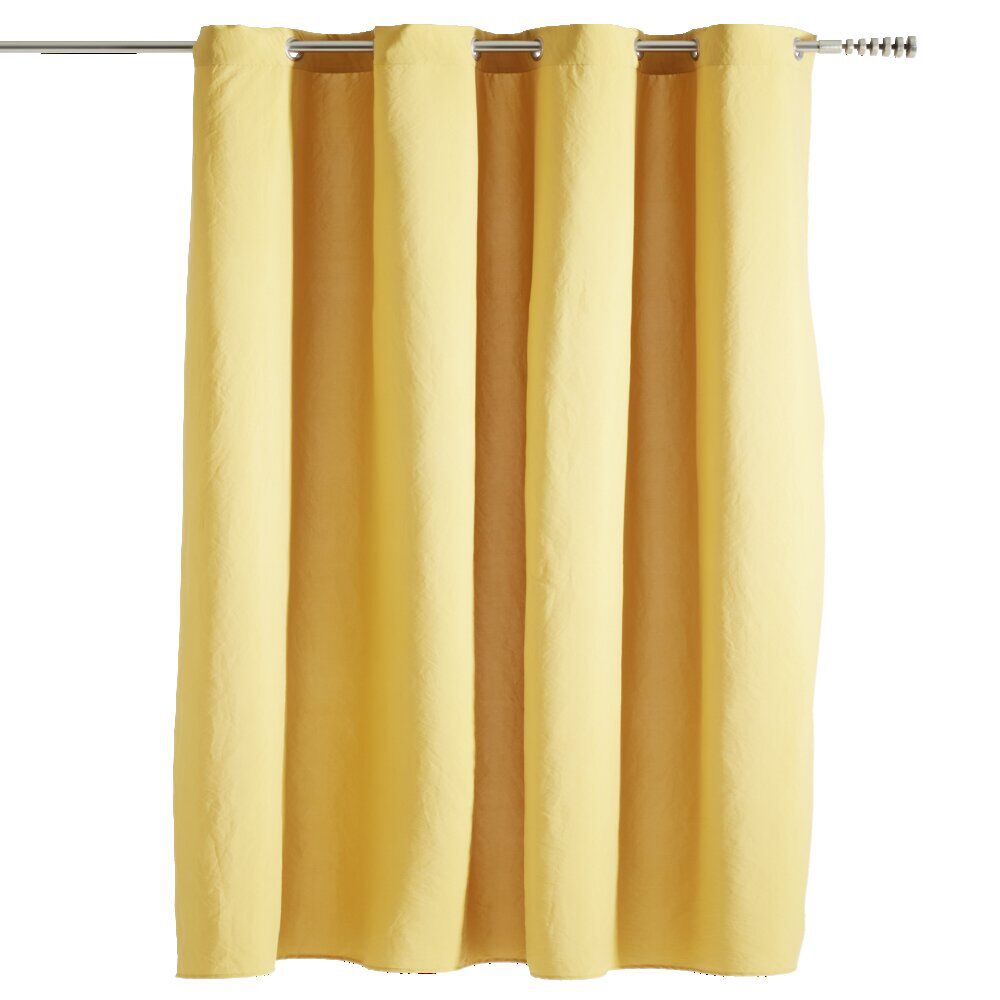 Rideau effet coton lavé 140x240cm (3 modèles)