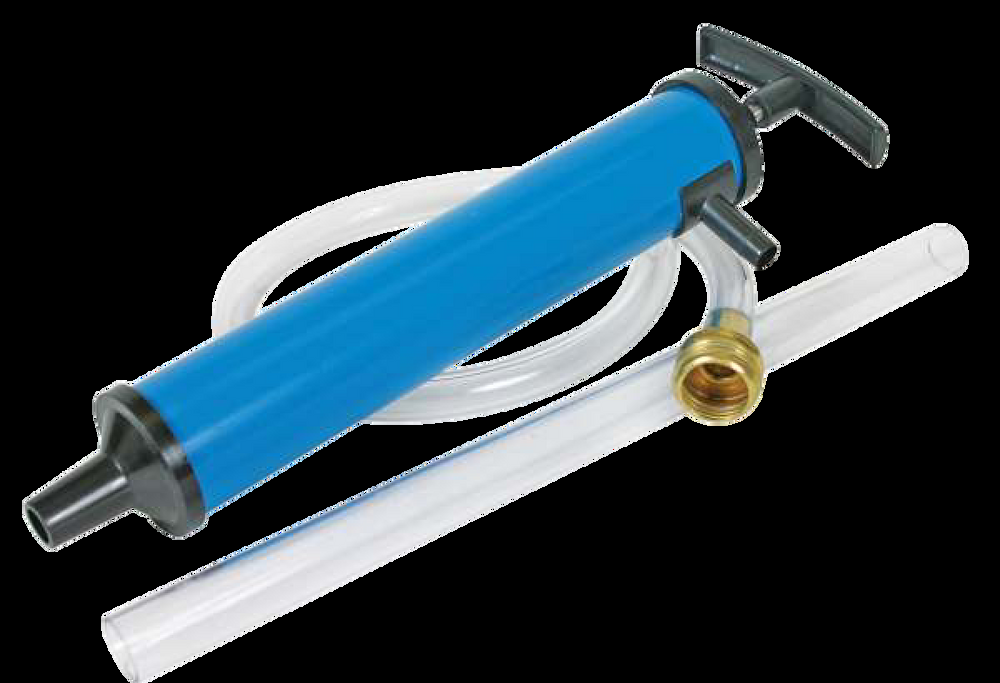 CAMCO 36003 Antifreeze Hand Pump Kit with Fittings, Blue