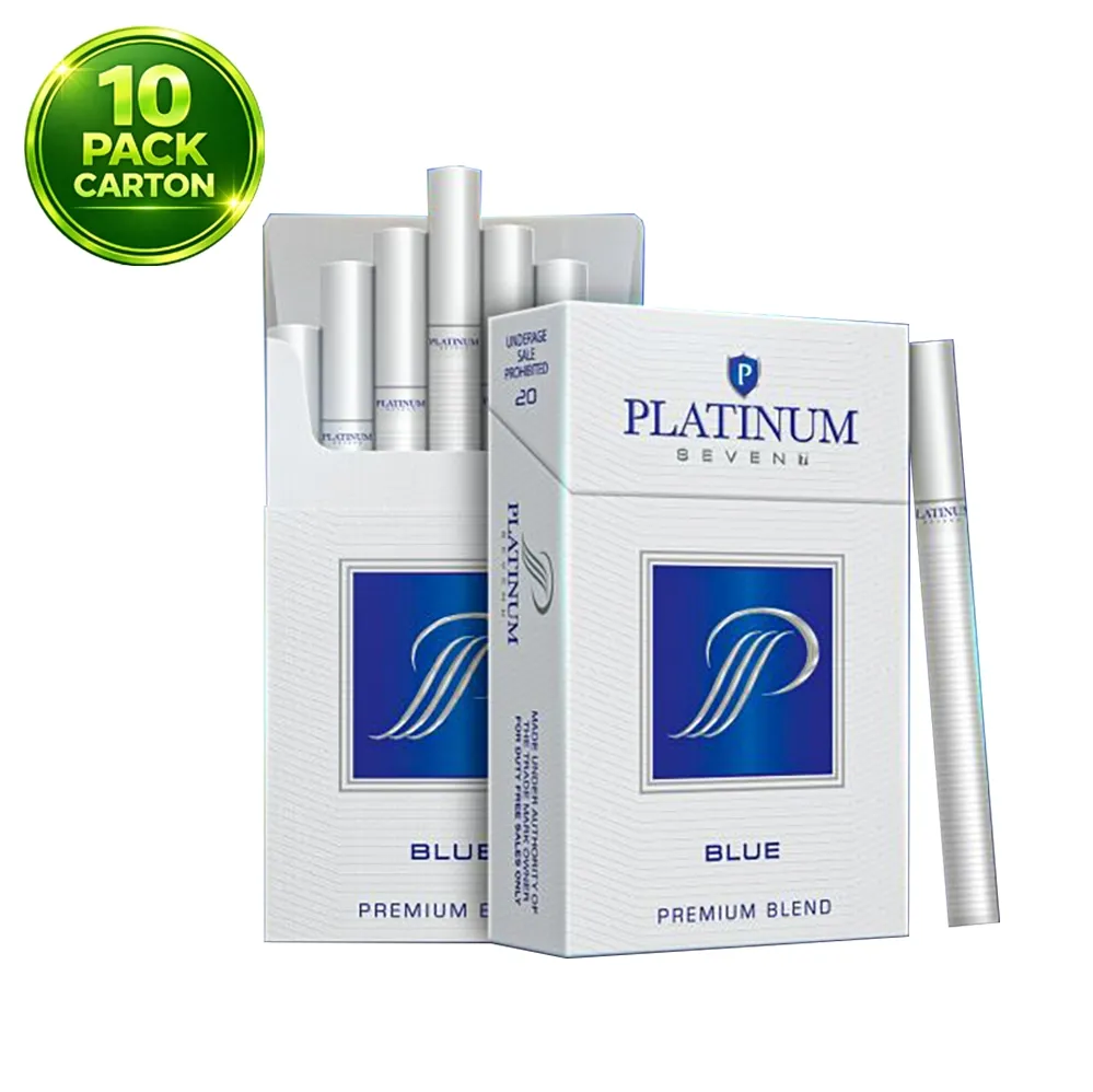 Platinum Blue 20s Cigarettes x 10 Packs /1 Carton