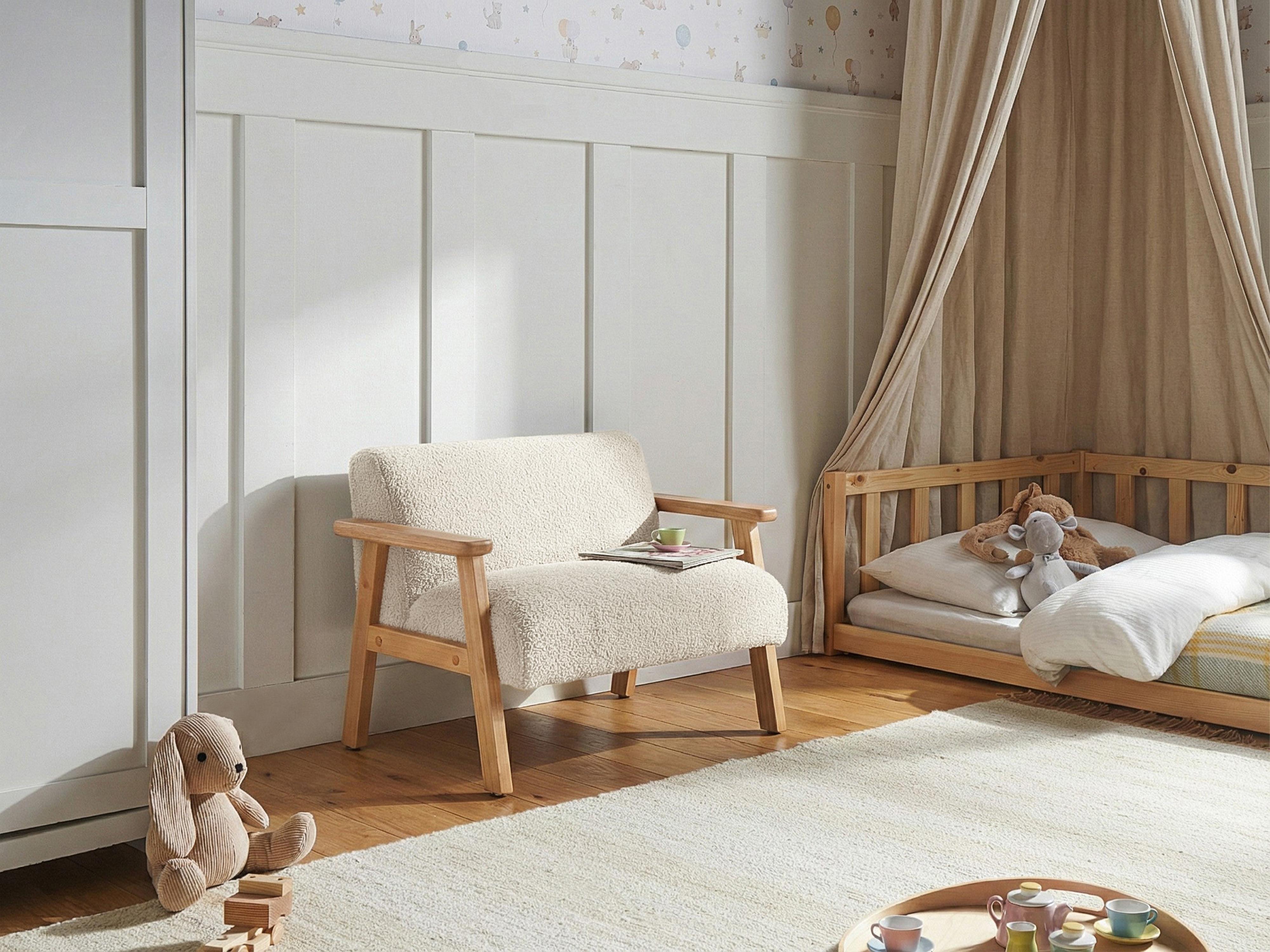 Kids Sofa LALMO Boucle Beige