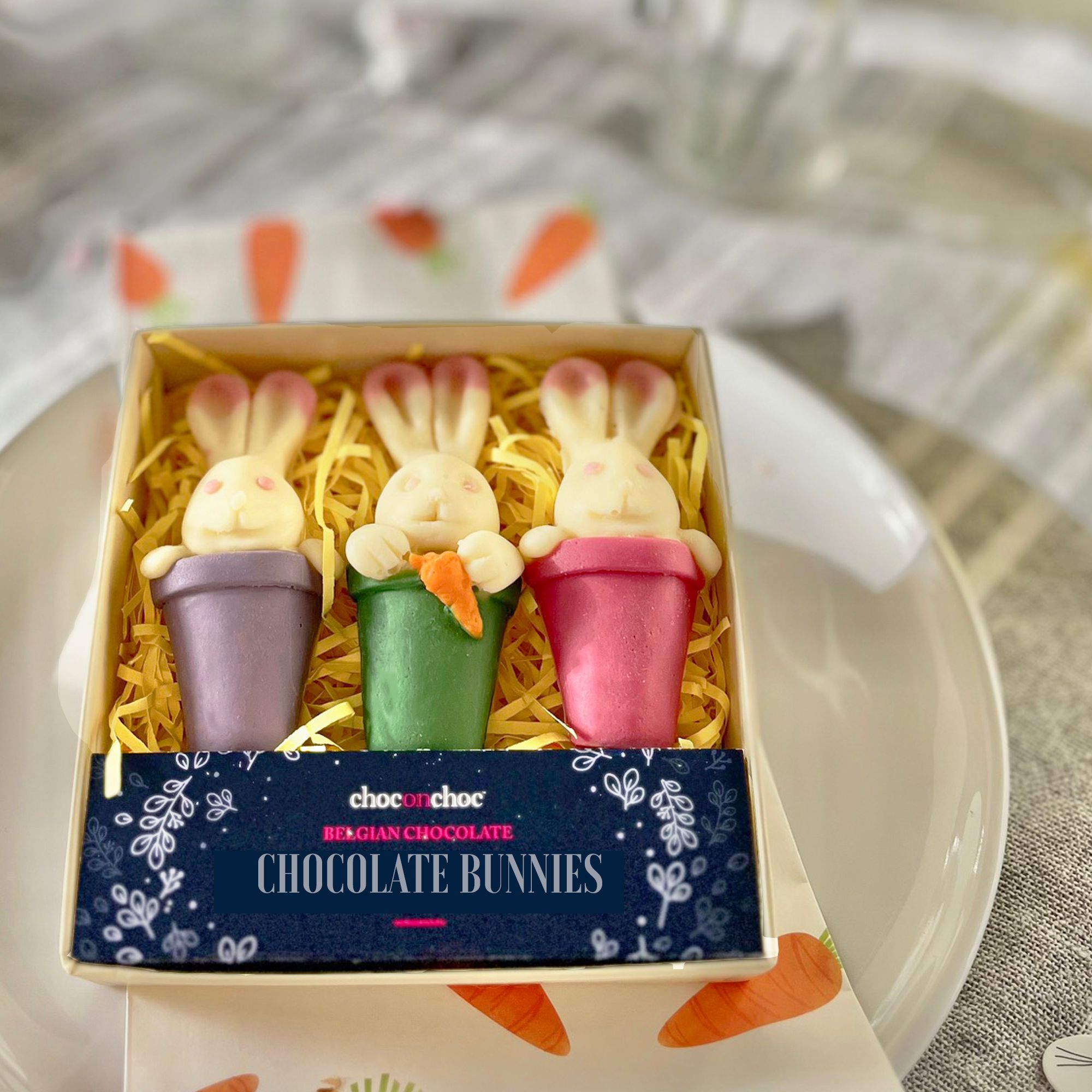 CHOC ON CHOC Chocolate Bunnies