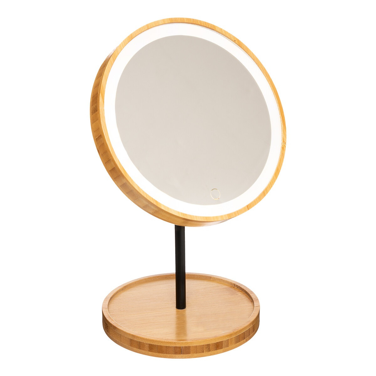 Lusterko LED Simply Smart 31cm Bambus Skandynawski