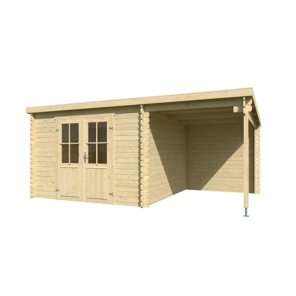 Gartenhaus »Tampa«, BxHxT: 302 x 210,9 x 319 cm (Außenmaße inkl. Dachüberstand), Holz