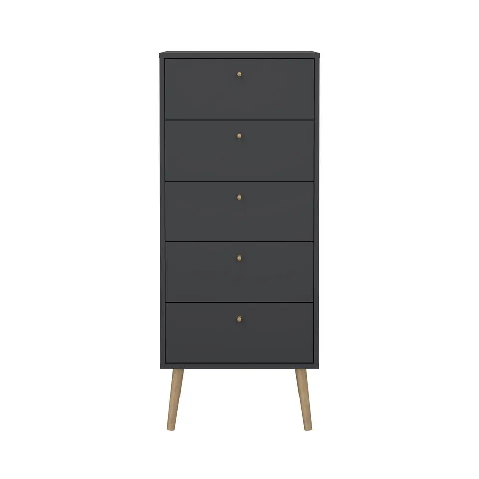 Ladekast Grijs - 50x39x120cm - Bodo