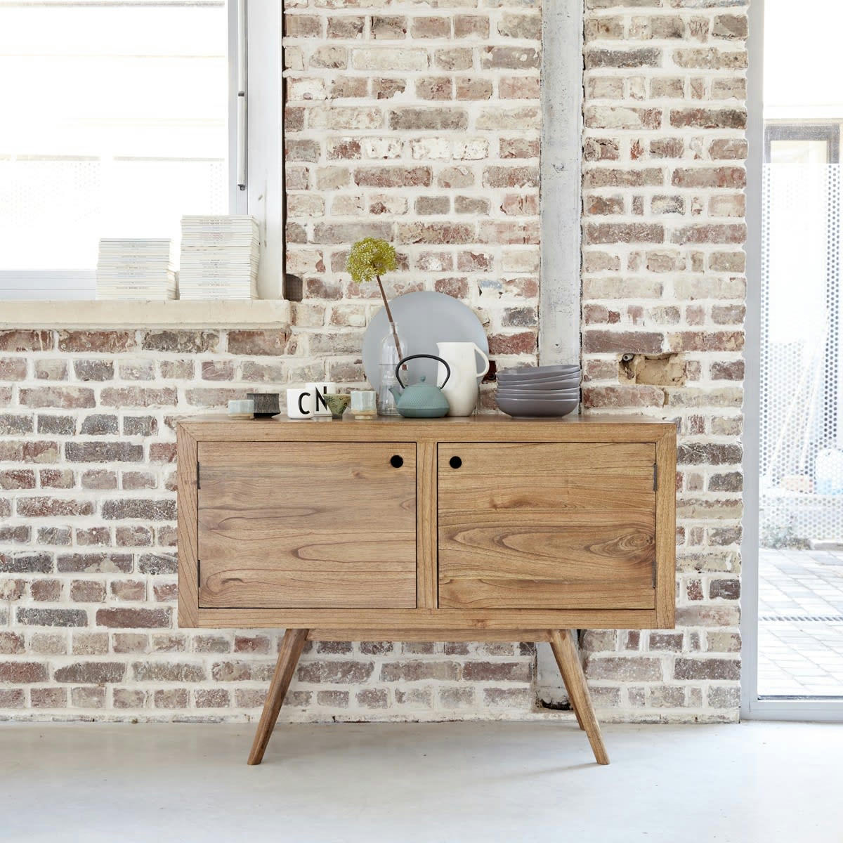 OSLO - Commode en mindi massif 120 cm