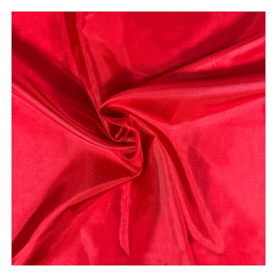 Red Silky Habutae Fabric by the Metre
