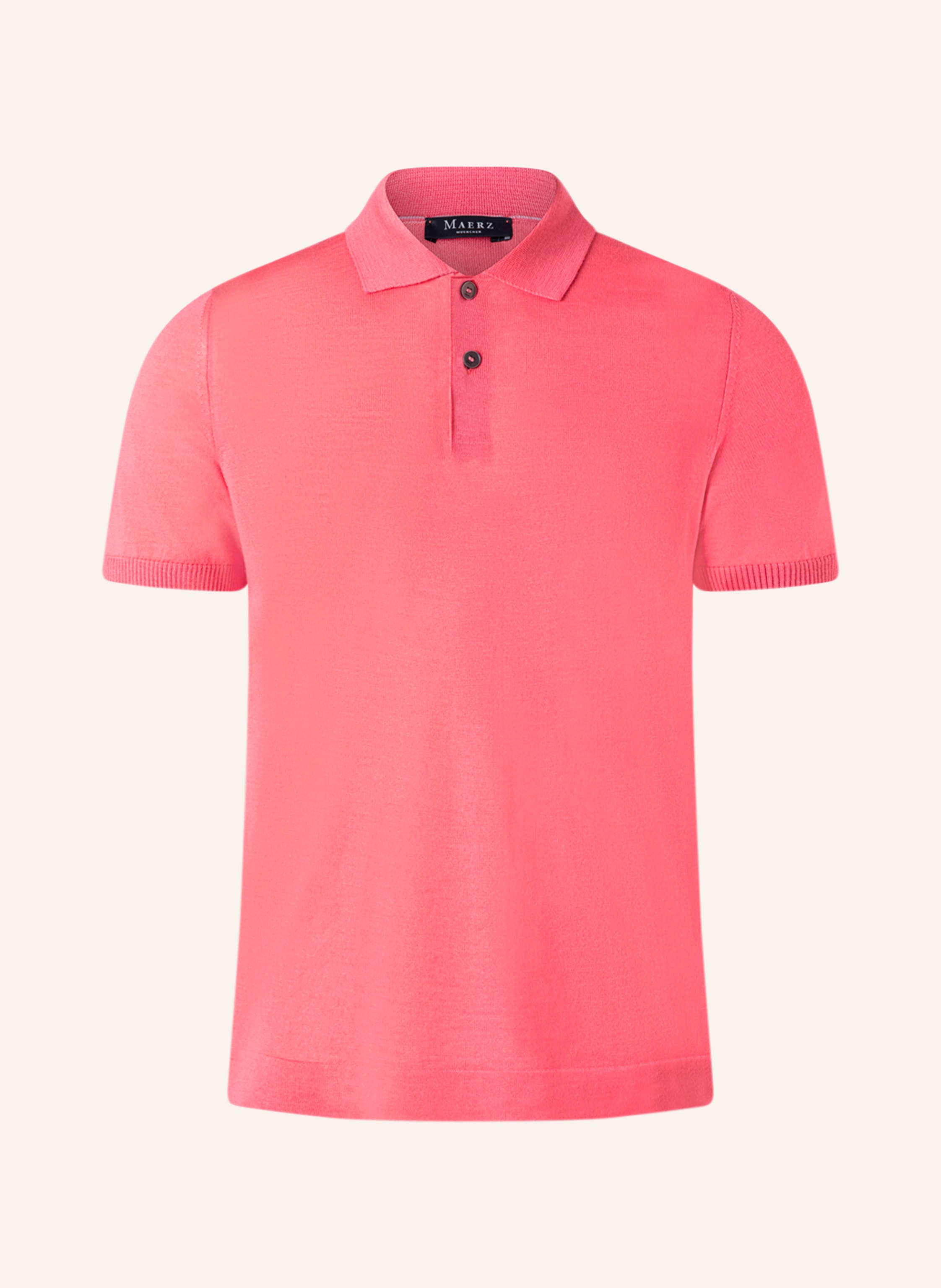 MAERZ MUENCHEN Strick-Poloshirt aus Merinowolle