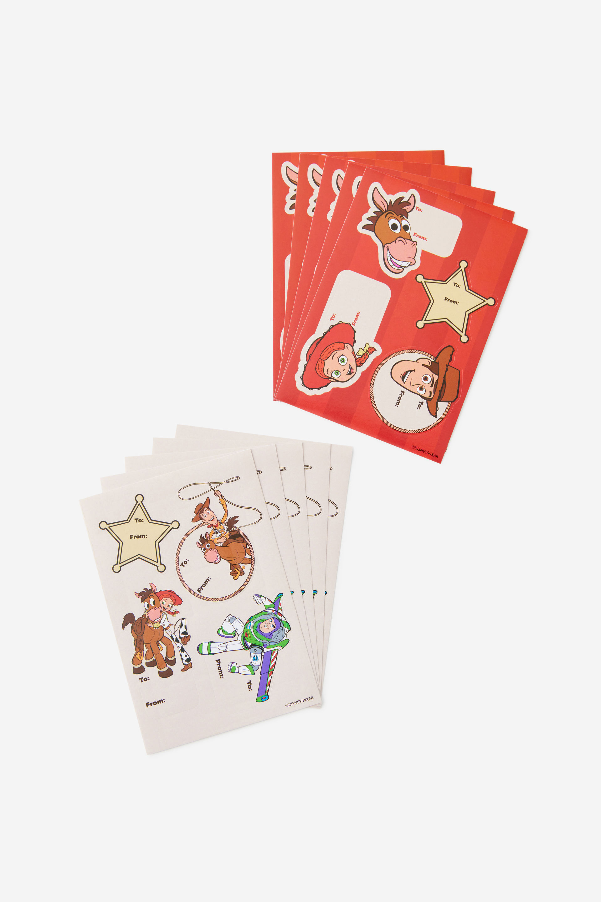 Toy Story To & From Sticker Sheets