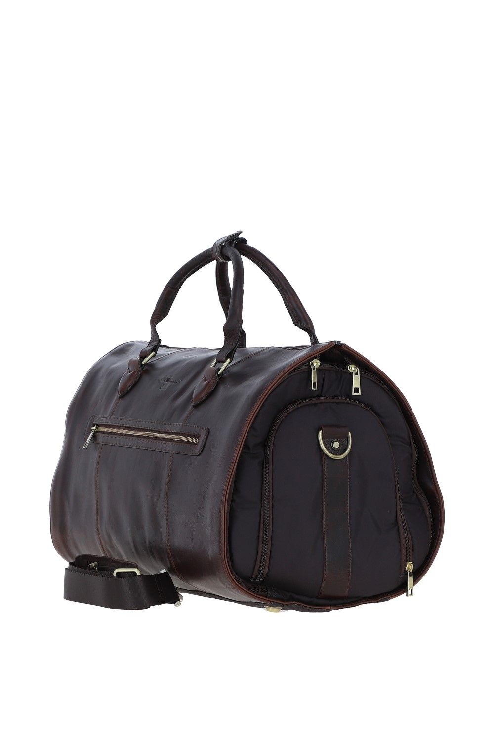 Ashwood Leather Premium Leather Holdall with Detachable Shoulder Strap