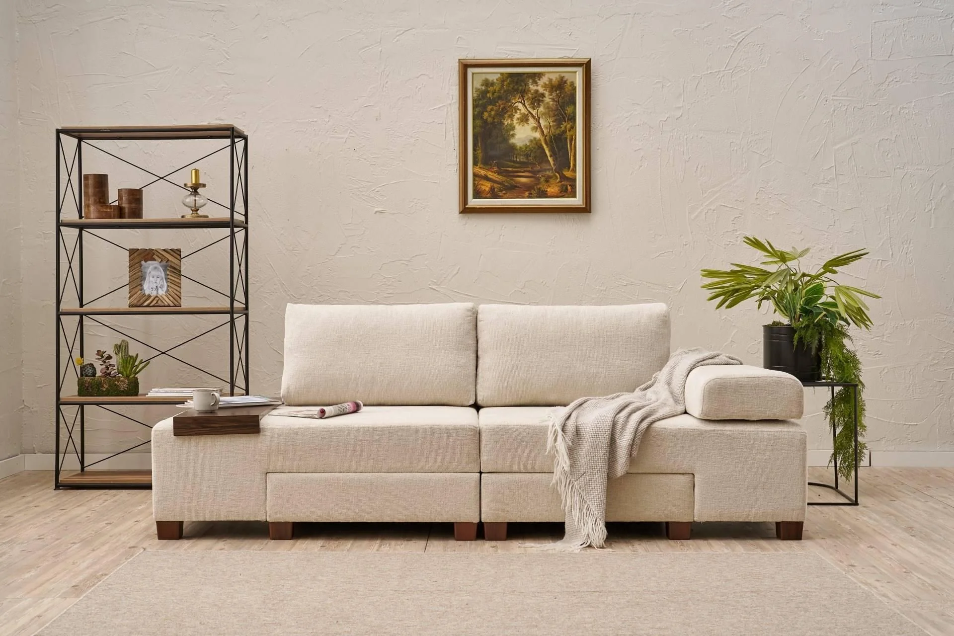 3-zitsslaapbank Perenna chenille