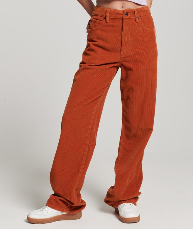 Vintage Wide Leg Cord Trousers