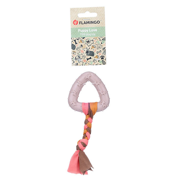 jeux Bunty Triangle Taupe7.3 par 17.5 par 2 cm pour Chiot