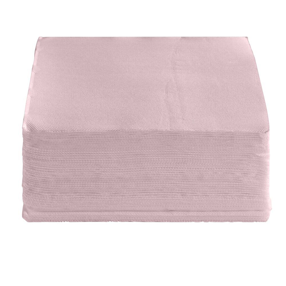 Serviette papier tex touch 38x38cm rose clair x40